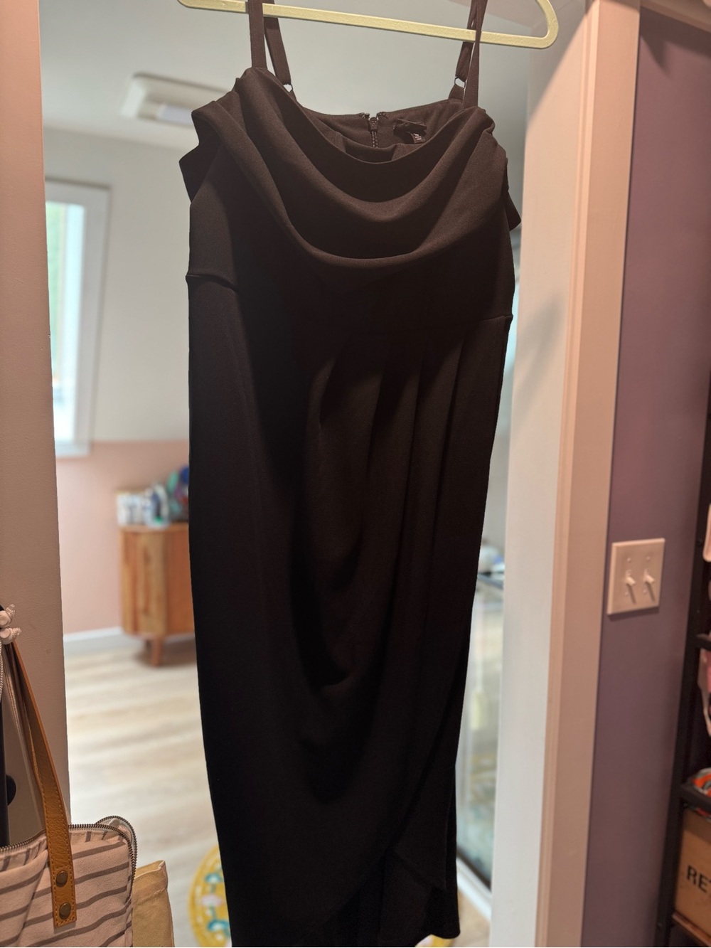 torrid Black Stretch Dress with Slim Straps